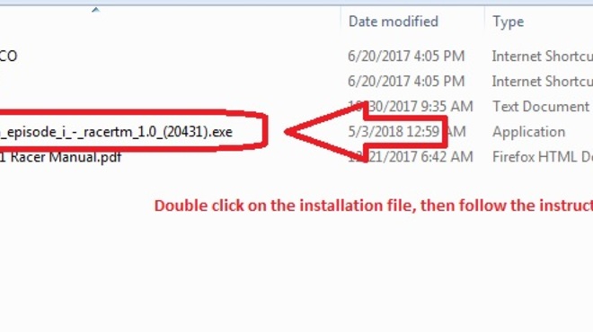 Double click on the installation file - igg-games2