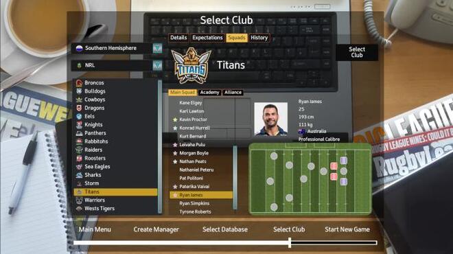 Rugby League Team Manager 2018 Torrent Download