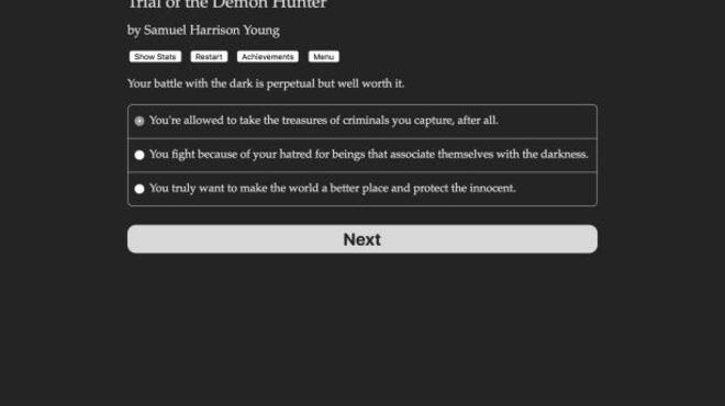 Trial of the Demon Hunter PC Crack