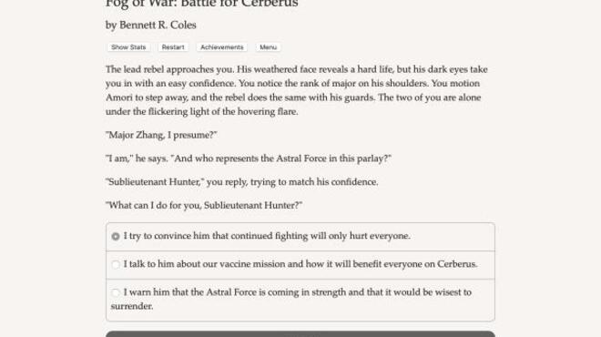 Fog of War: The Battle for Cerberus PC Crack