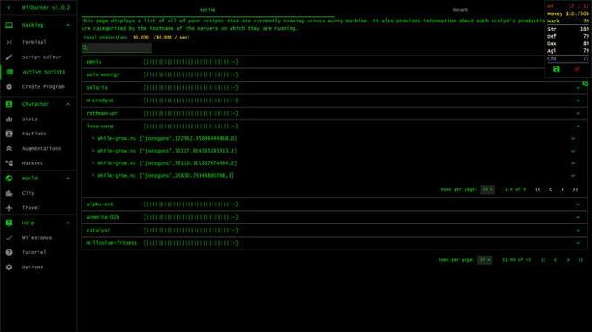 bitburner functions