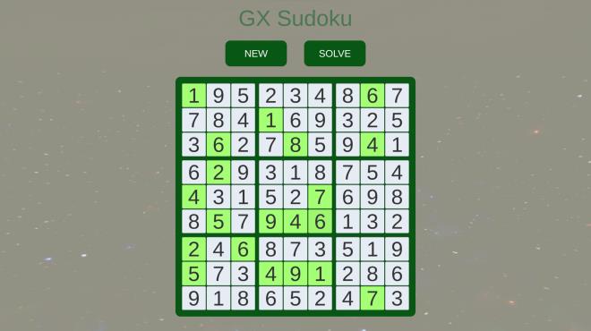 GX  Sudoku PC Crack