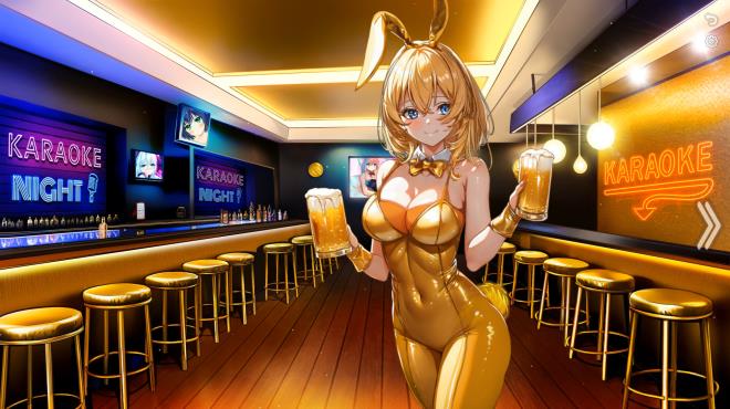 Bunny-girl with Golden tummy PC Crack