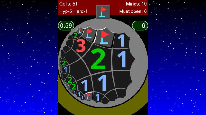 Non-Euclidean Minesweeper PC Crack