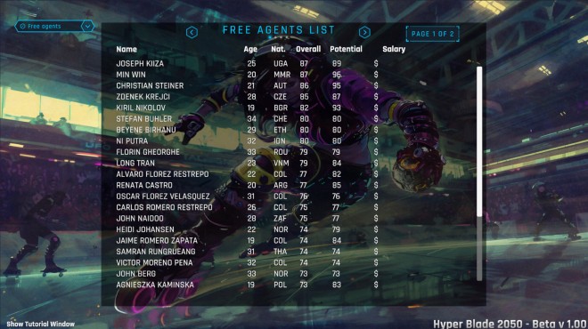 HyperBlade 2050 - Dystopian Sports Manager PC Crack