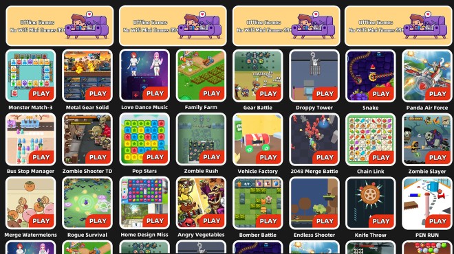 Offline Games - No Wifi Mini Games 99+ PC Crack
