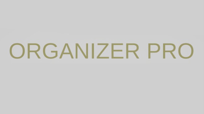 Organizer Pro Free Download