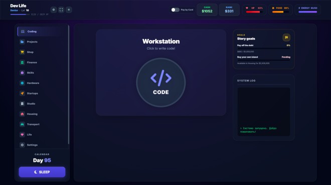 Dev Life: Tap & Code PC Crack