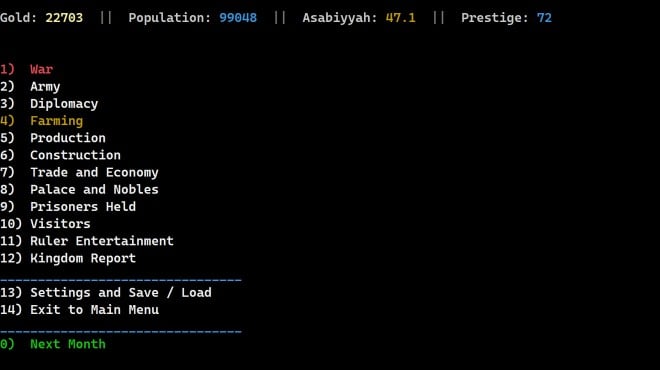 Khaldun: Text Based Strategy Torrent Download
