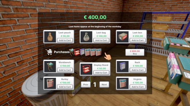 Nicotine Merchant Simulator Torrent Download